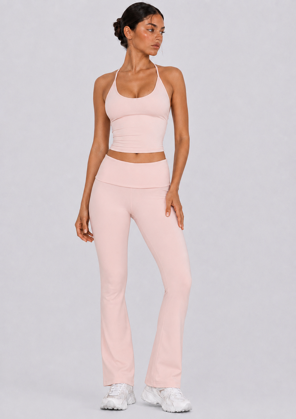 Halter Tie Tank | Blush