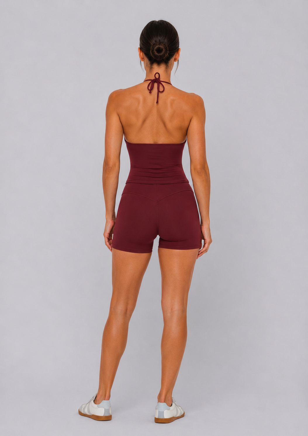 Kimi Halter Tank | Burgundy