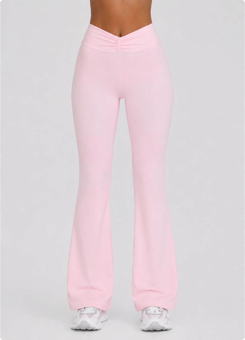 Form Ruched Flared Pants | Pink
