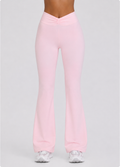 Form Ruched Flared Pants | Pink