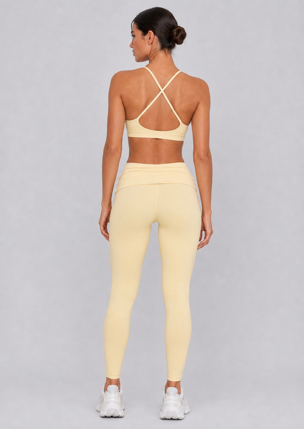 NaluScuplt Sports Bra | Buttery Yellow