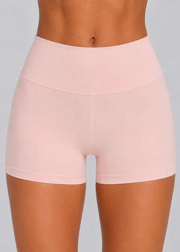 ButterSoft High Waist Shorts 4" | Blush
