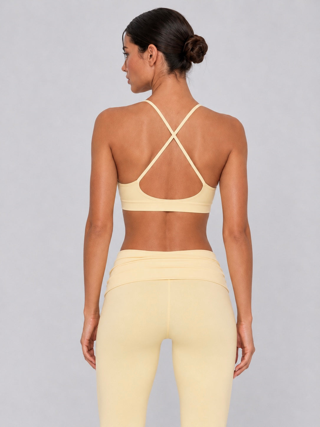 NaluScuplt Sports Bra | Buttery Yellow