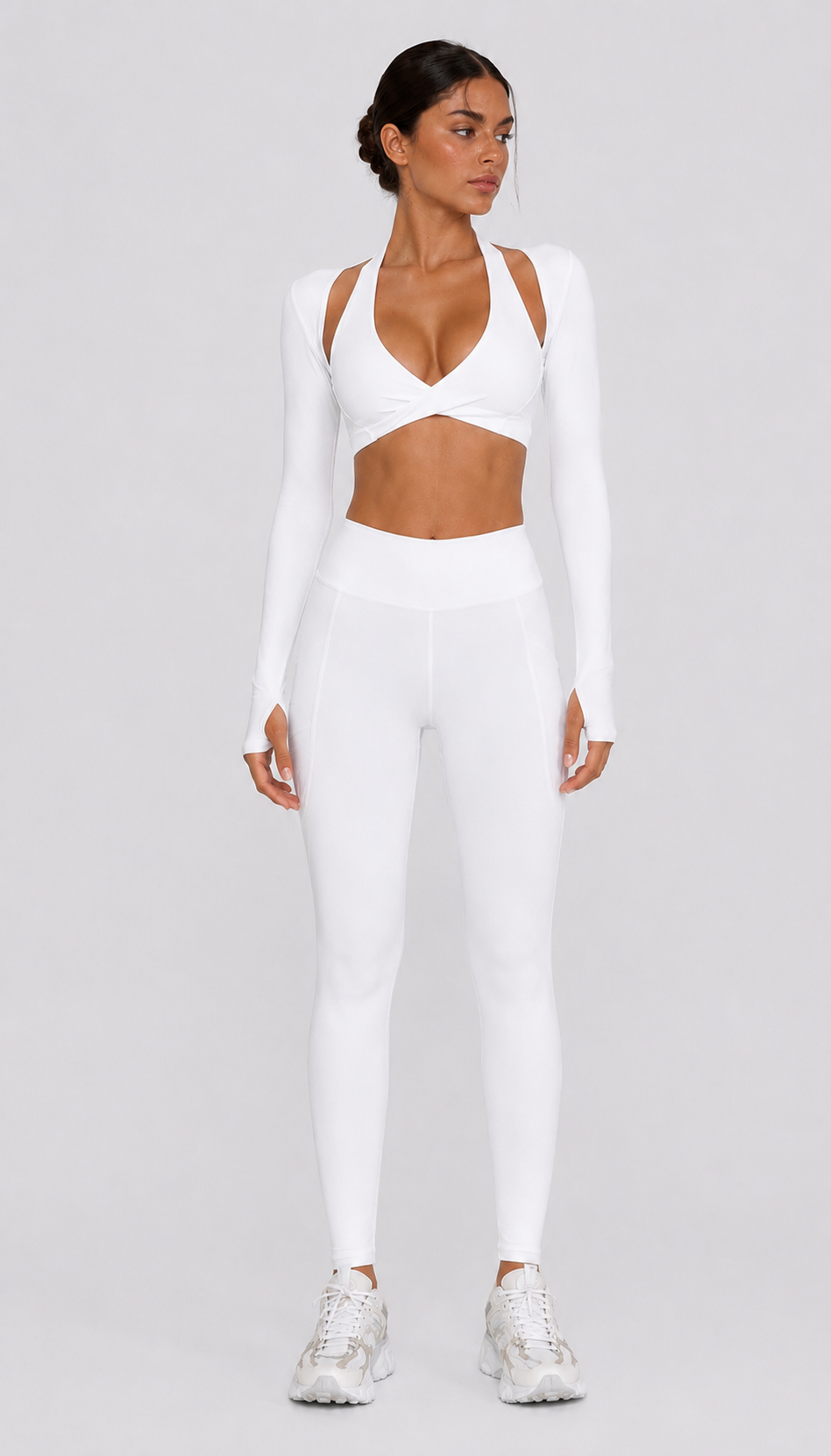 Flow Leggings | White