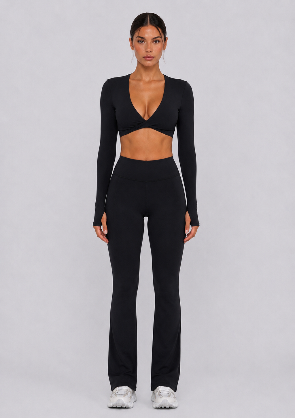 Flow Twist Long Sleeves | Black