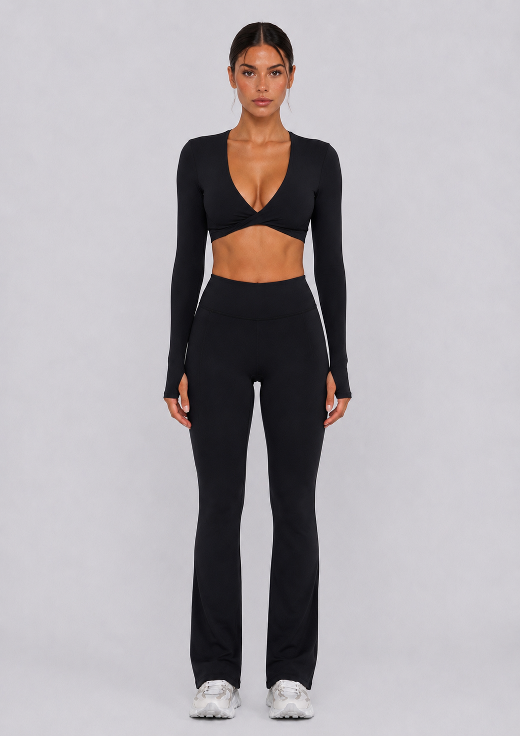 Flow Flared Pants | Black