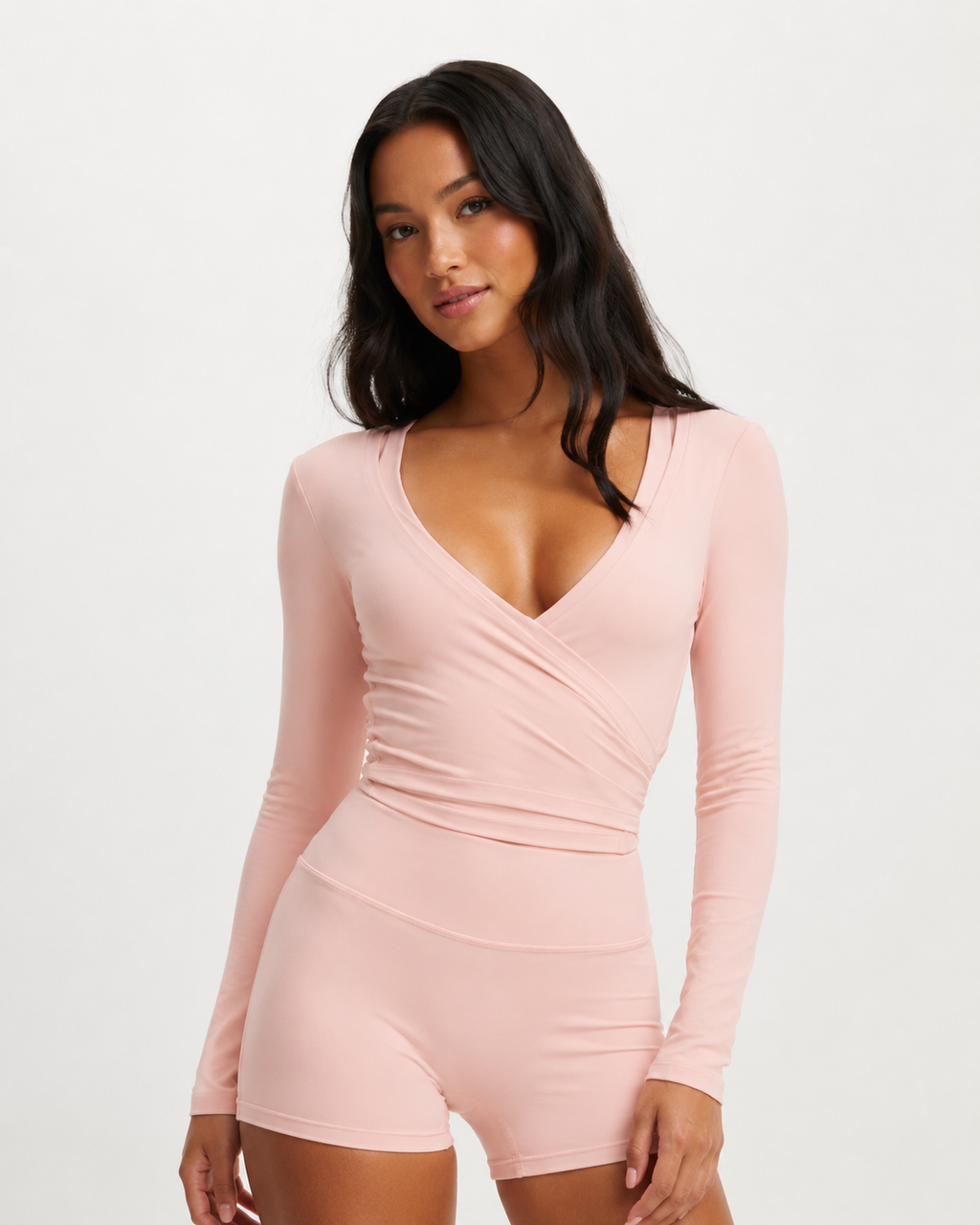 Ballet Wrap Top | Blush