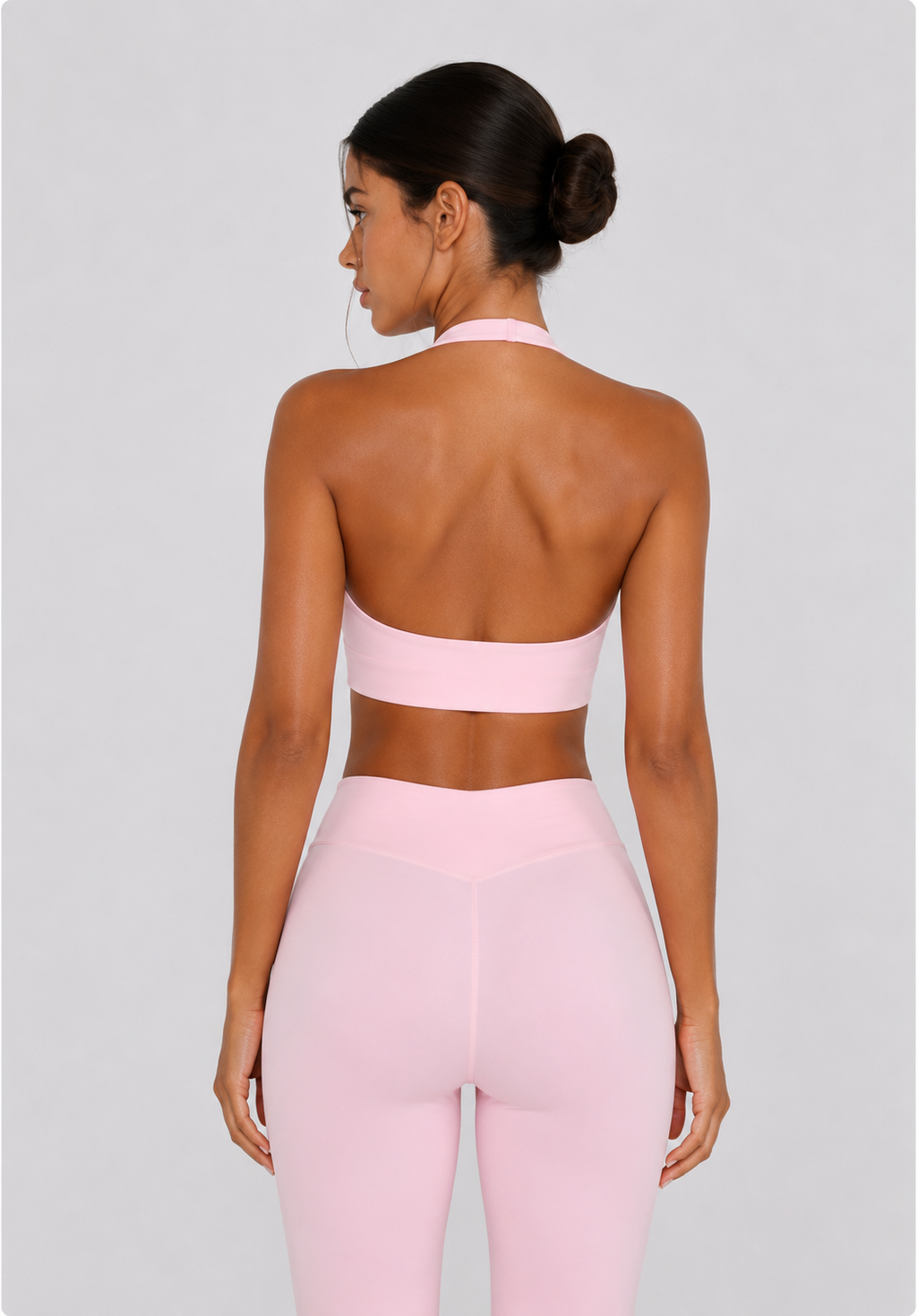 Form V-Neck Sports Bra | Pink