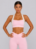 Form Contrast Sports Bra | Pink