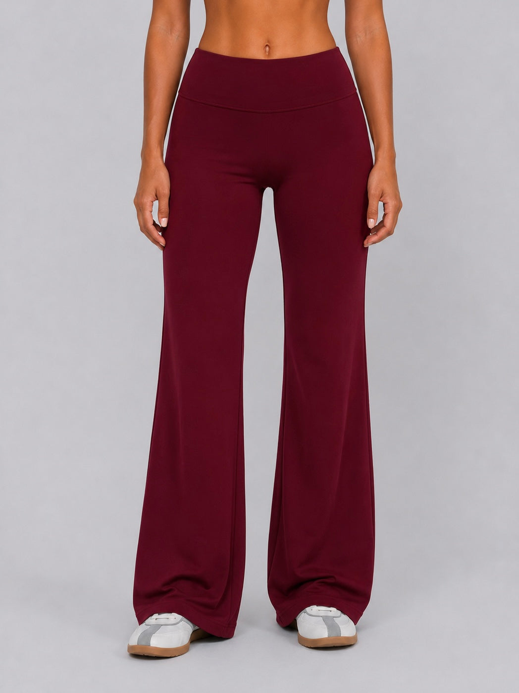 Tyla Straight Leg Pants | Burgundy