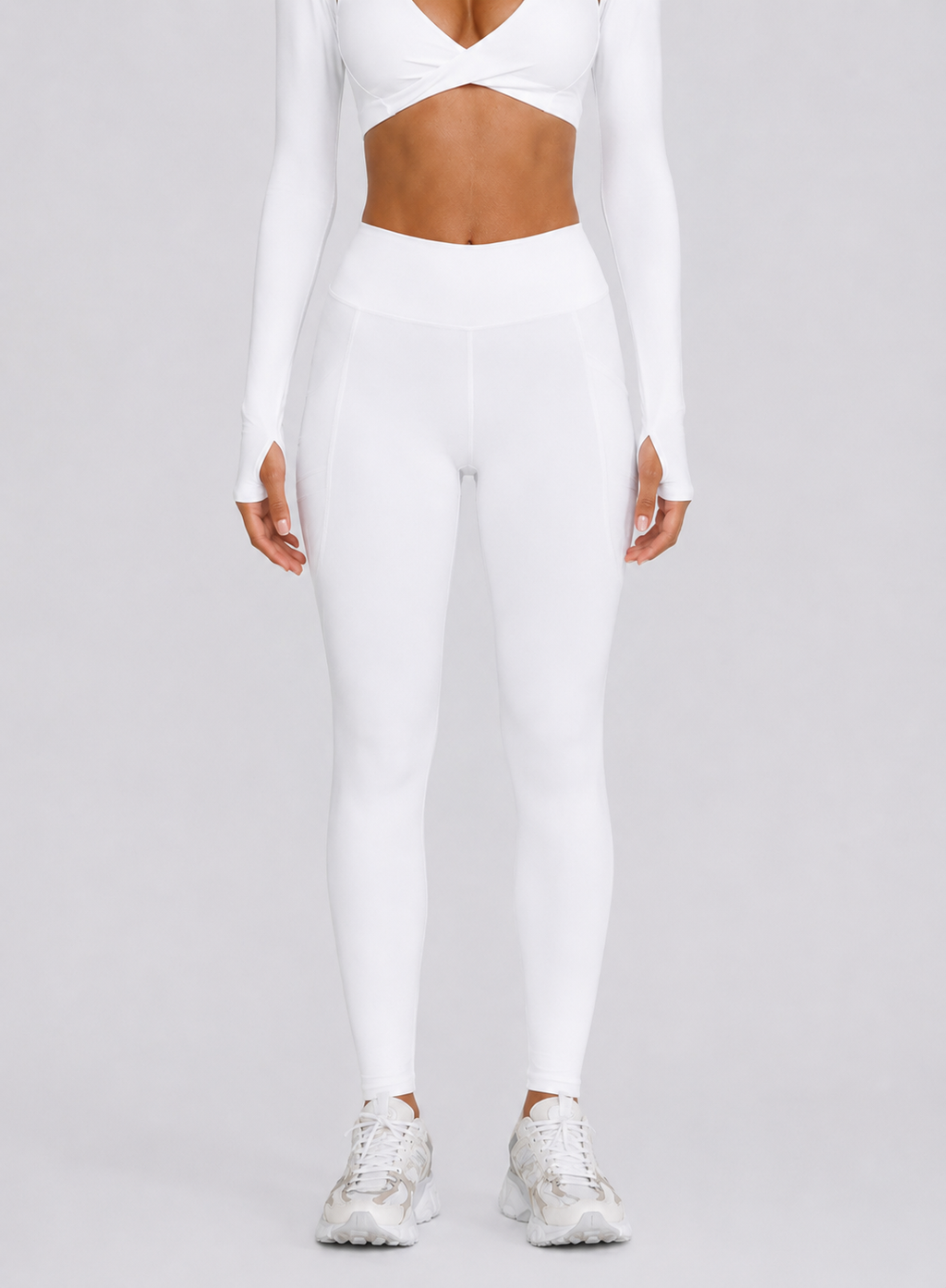 Flow Leggings | White