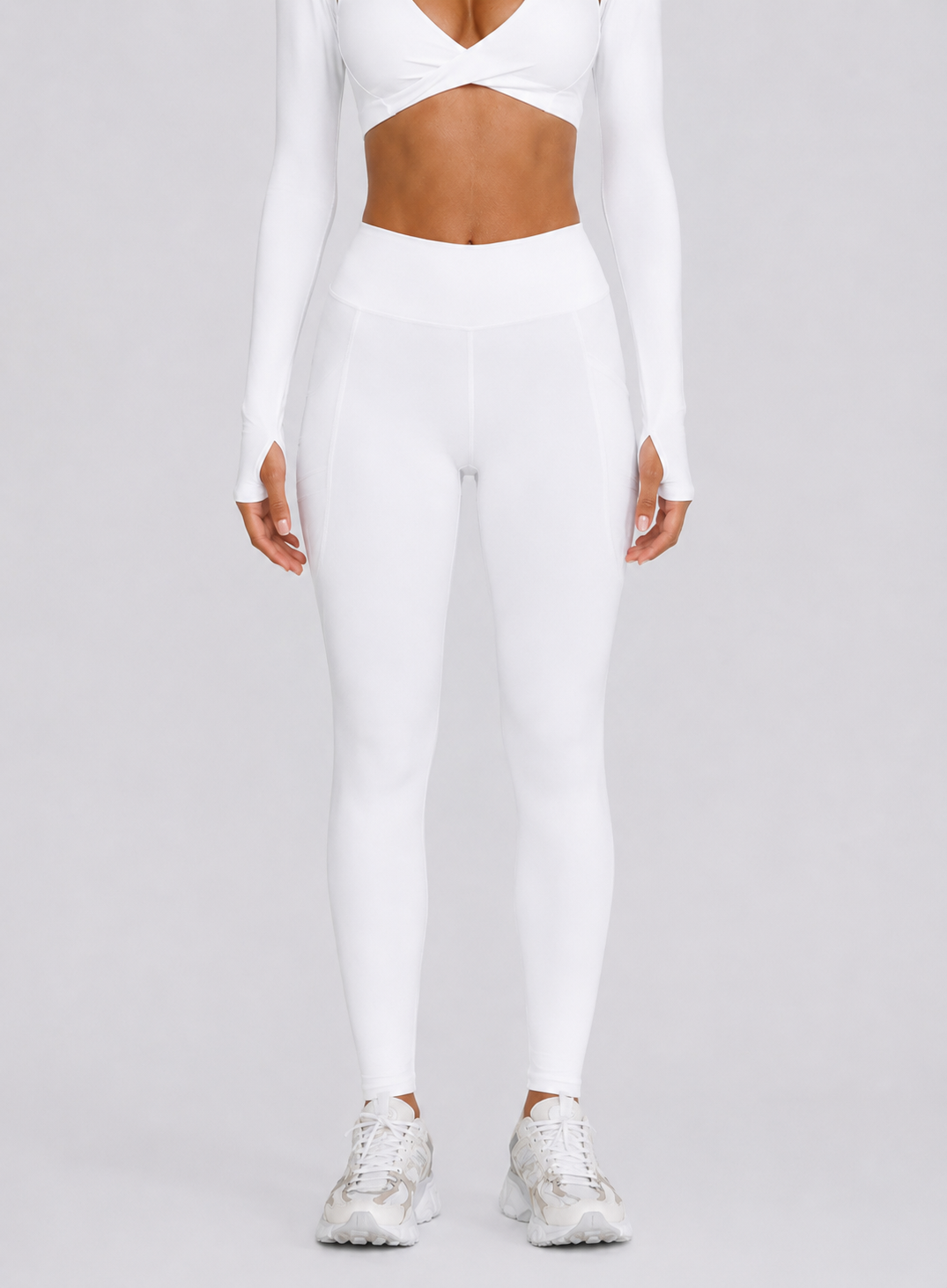 Flow Leggings | White
