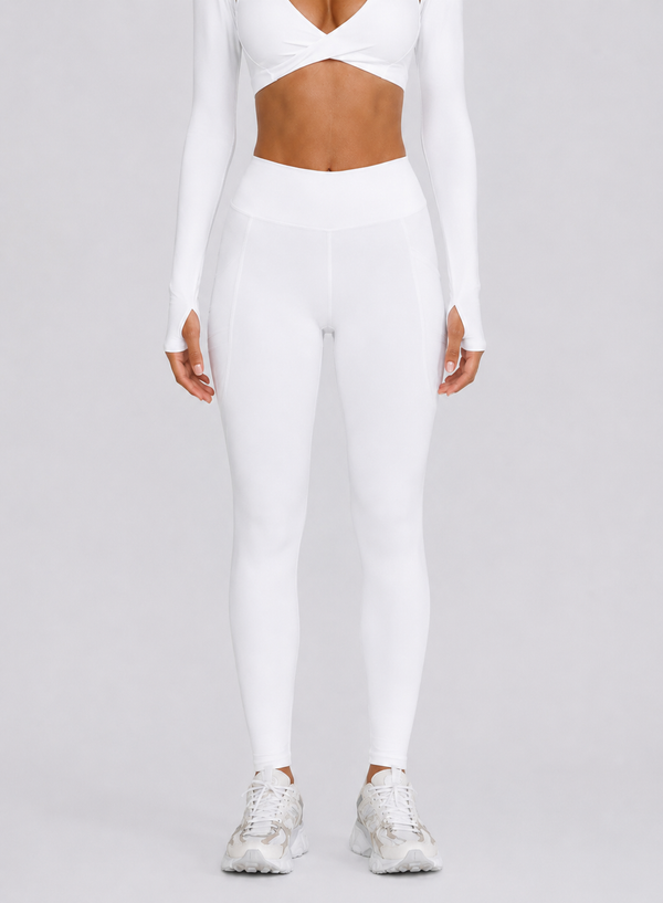 Flow Leggings | White