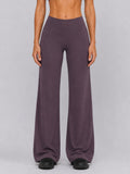 Gia Straight Leg Pants | Purple Grey