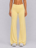 Gia Straight Leg Pants | Buttery Yellow