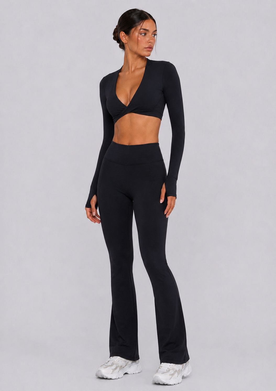 Flow Flared Pants | Black