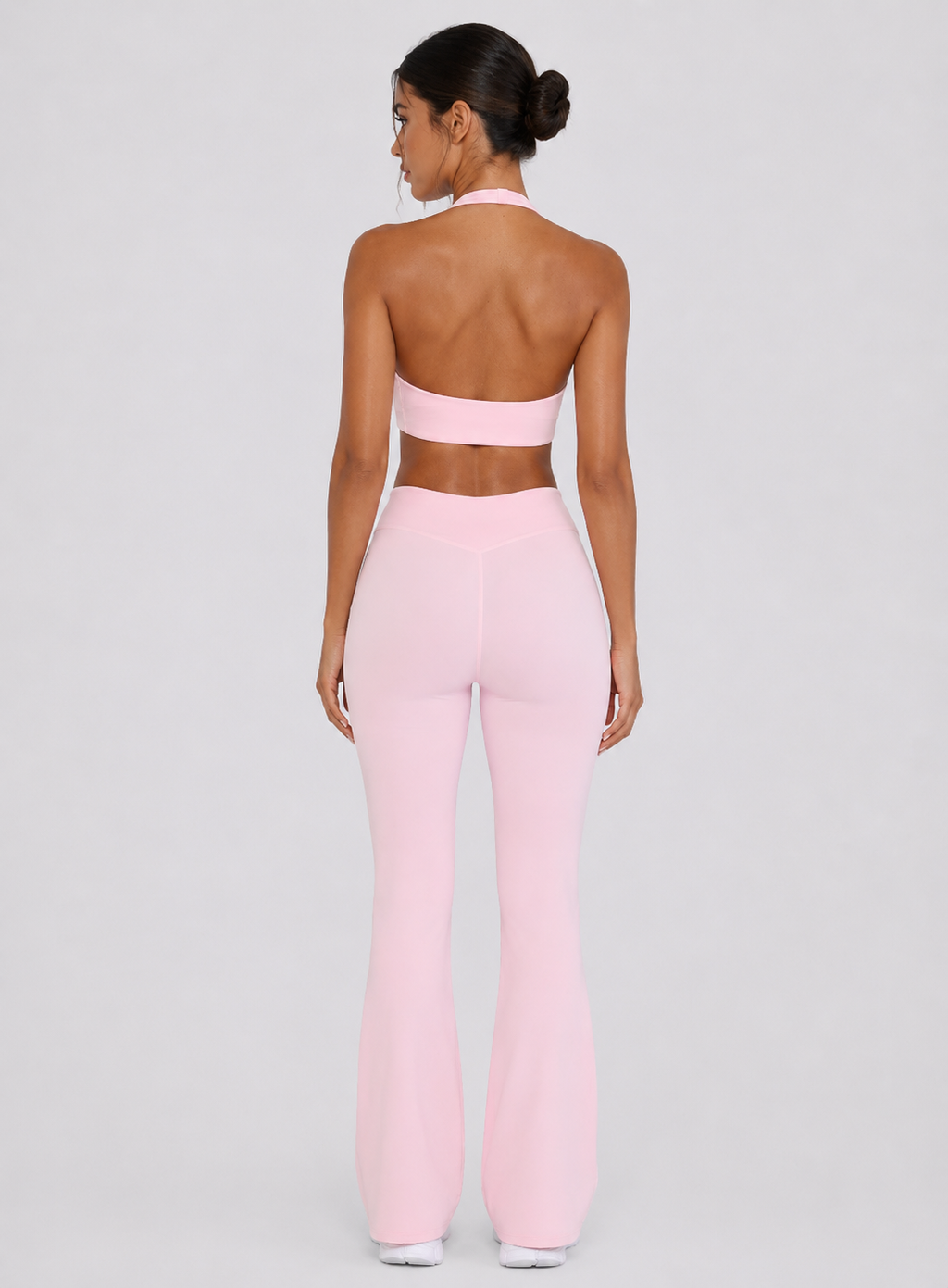 Form Ruched Flared Pants | Pink