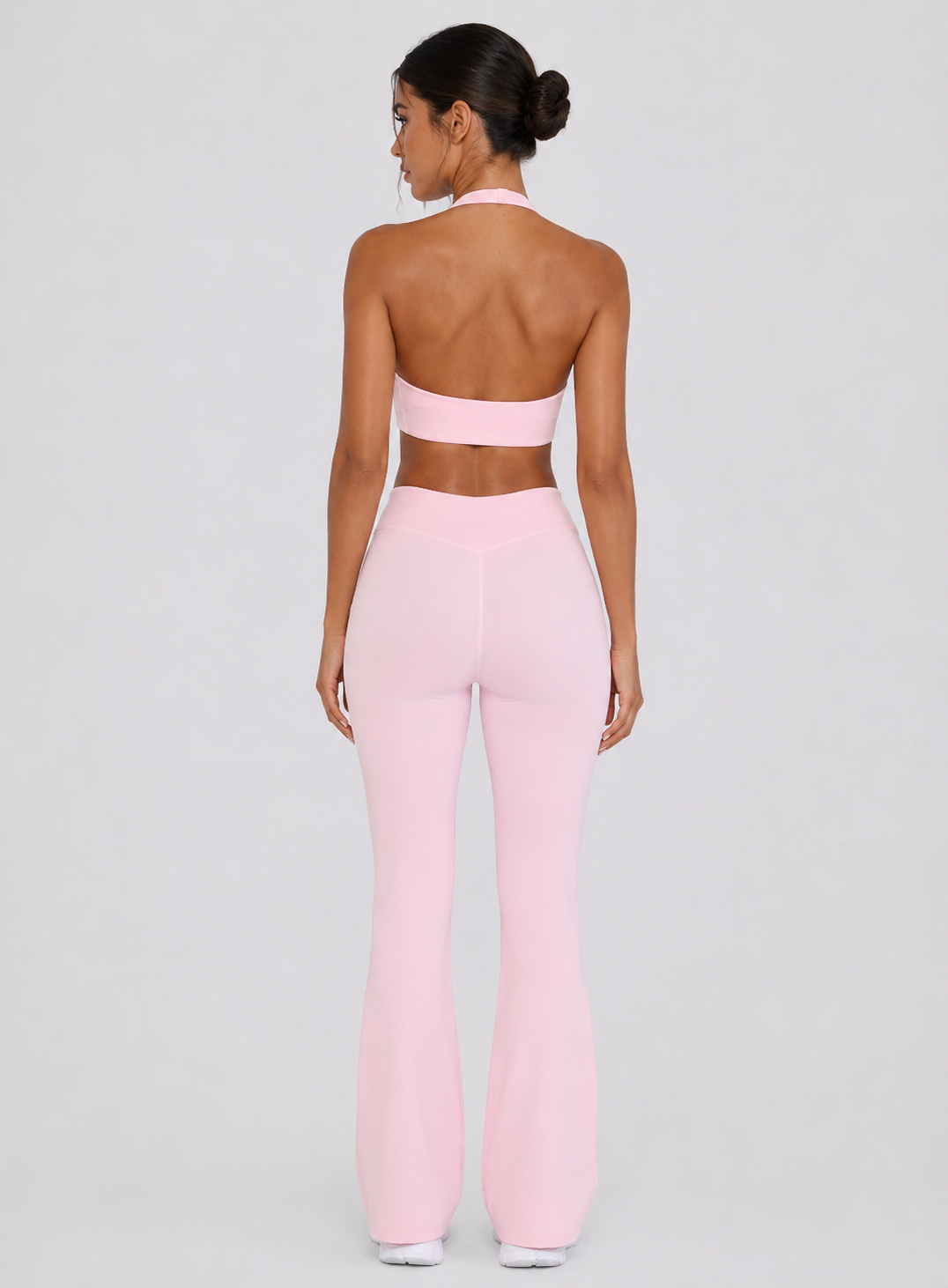 Form Ruched Flared Pants | Pink