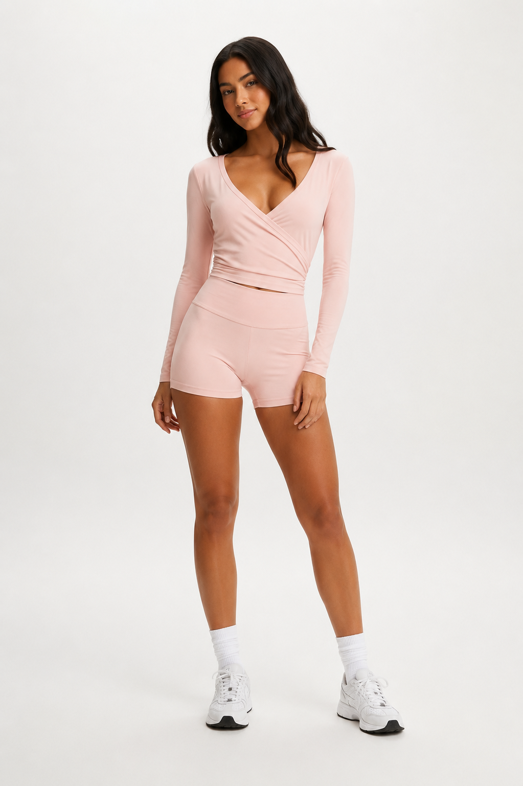 Ballet Wrap Top | Blush