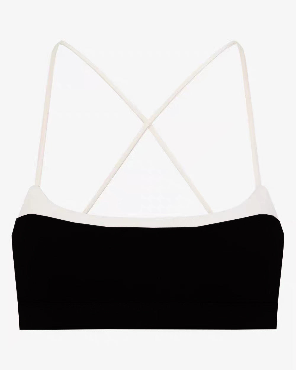 NaluScuplt Contrast Sport Bra | Black