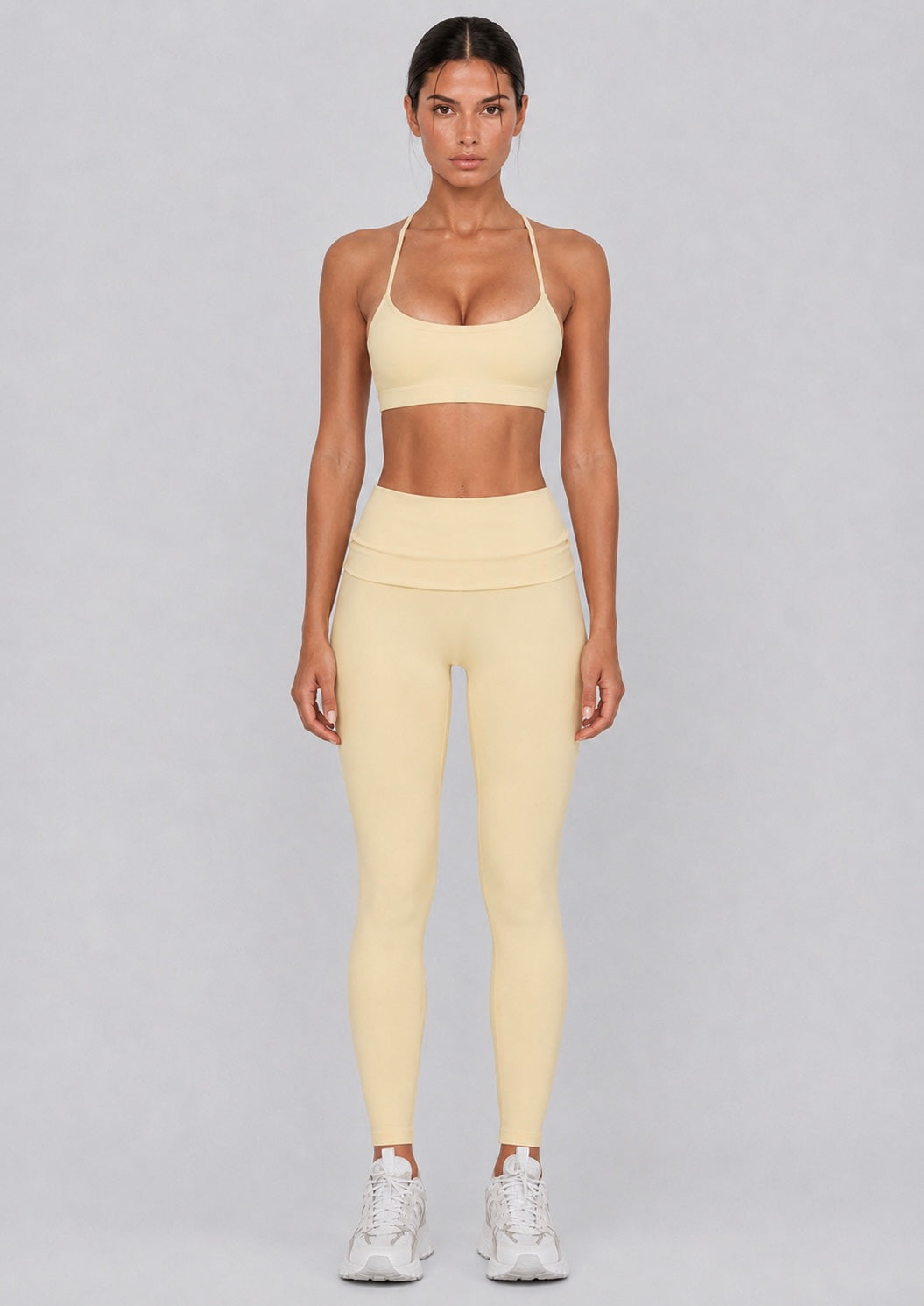 NaluScuplt Sports Bra | Buttery Yellow